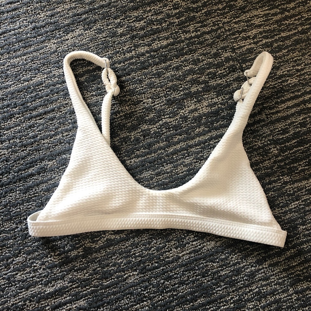 White bikini top
